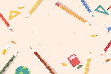 教育铅笔文具学习背景