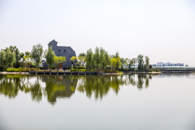 中国河北省衡水市园博园风光