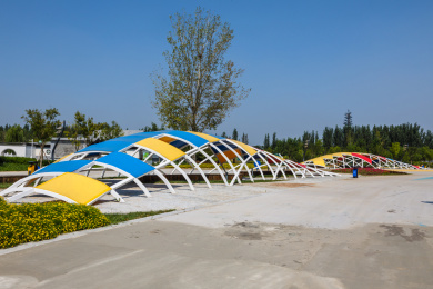 中国河北省衡水市园博园风光