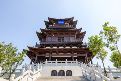 中国河北省衡水市园博园风光