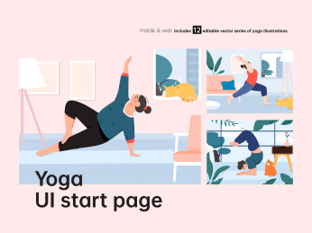 瑜伽女孩锻炼身体