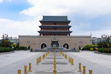 甘肃武威南城门广场