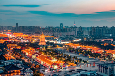 中国陕西省西安市大雁塔