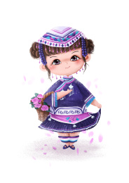 民族风人物形象