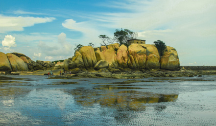 广西北部湾钦州三娘湾海滨景色