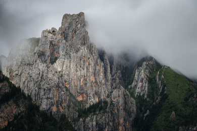 中国甘肃甘南扎尕那的风光