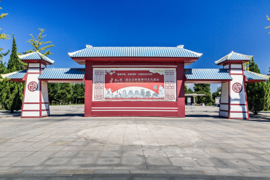 中国河南省灵宝市函谷关古文化旅游景区