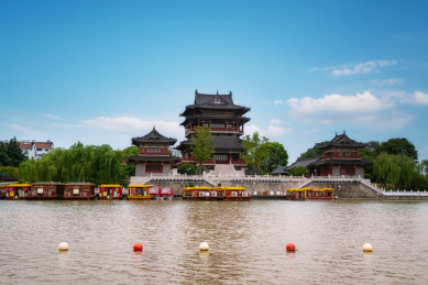 泰州望海楼古建筑景观