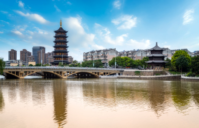 泰州望海楼古建筑景观