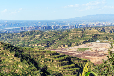 中国河南省三门峡市陕州自然风光