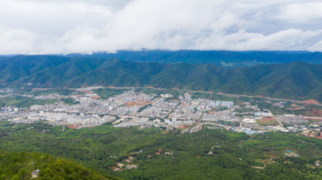 云南省玉溪市兴平县城航拍