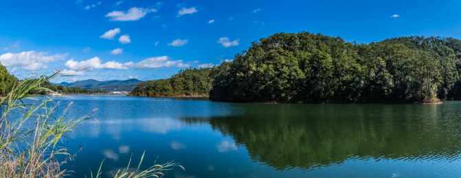 中国云南省普洱市五湖湿地梅子湖自然风光