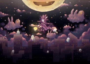 万圣节月夜女巫