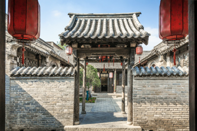 中国河南省安阳市仓巷街明清四合院门坊