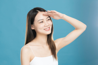 美容美妆护肤化妆品年轻女性亚洲人