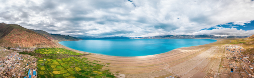 中国西藏那曲市尼玛县当惹雍错自然风光