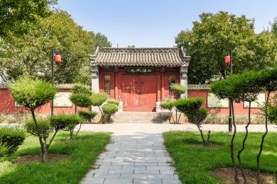 中国河南省安阳市汤阴周文王羑里城景区建筑