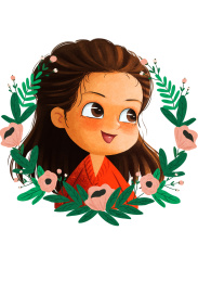 开心快乐的女孩头像