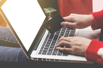 上网购买圣诞节礼物