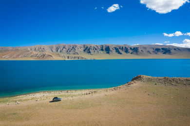 中国西藏那曲市申扎县恰规错自然风光