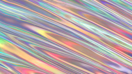 彩虹色渐变金属箔