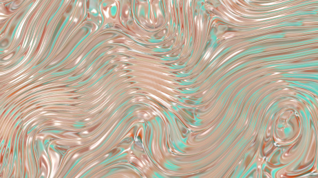 流动金属波纹背景