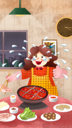 火锅美食辣到哭超好吃吃也能减肥