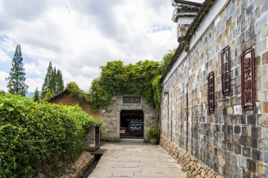 中国浙江江山廿八都古镇的北堡门