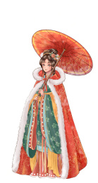 打伞的古风女孩