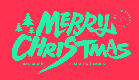 merry Christmas 手写英文