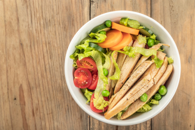 健康轻食鸡肉沙拉