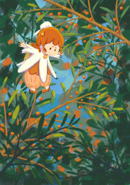 24节气小满夏天果实成熟丰收可爱小女孩