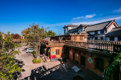 中国云南省楚雄市彝人部落居民住宅建筑