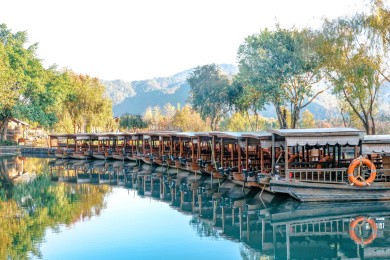 中国云南腾冲和顺古镇的美景