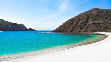 印尼龙目岛mawun海滩