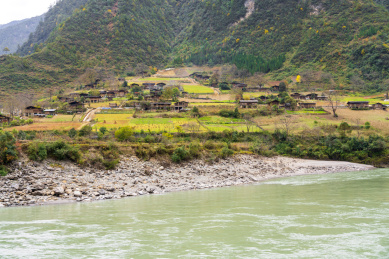 冬季云南滇西怒江风光