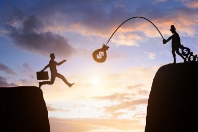 金融诈骗的圈套诱饵