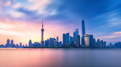 中国上海城市风光