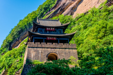 中国四川广元剑门关风景区剑阁关楼