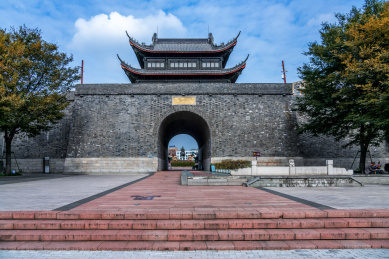 中国浙江省湖州市城市风光