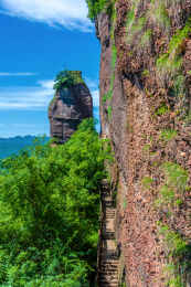 中国四川广元剑门关风景区石笋峰