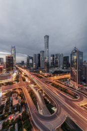 中国北京市内城市风光