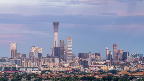 中国北京市内城市风光