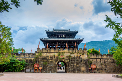 中国四川广元昭化古城临清门葭萌阁