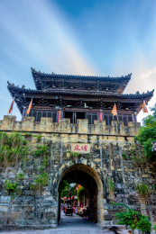 中国四川广元昭化古城瞻凤门