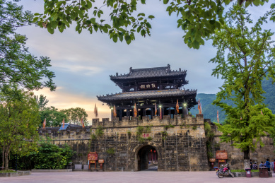 中国四川广元昭化古城临清门葭萌阁