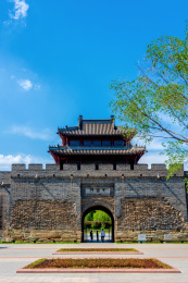 中国辽宁辽阳东京城城址天佑门