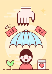 MBE风儿童和未成年性教育插画