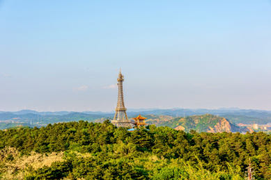 中国辽宁铁岭龙首山风光