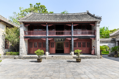 中国河南省商丘古城侯方域故居明清建筑